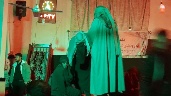 مراسم تعزیه شهادت حضرت زهرا(س) در روستای ساروق شهرستان داورزن
