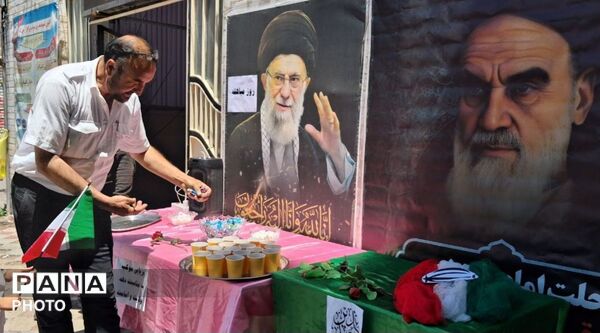برپایی موکب غدیر کانون دانش‌آموزی شهید مدرس شهرستان سراب 