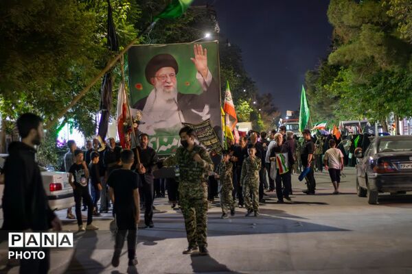 اجتماع پرشور عزاداران حسینی در  مشهد