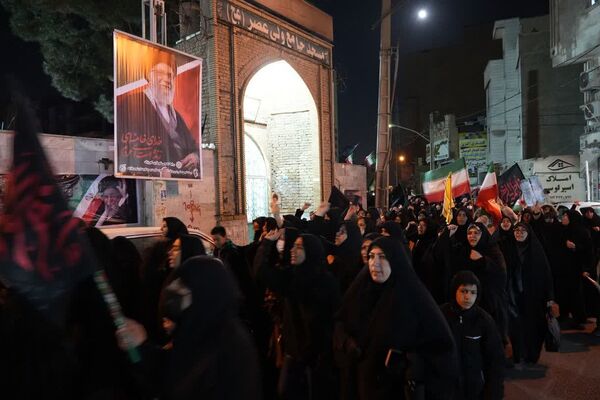 تجمع سوگواران رهبر شهید انقلاب و محکومیت حملات آمریکایی صهیونی در کهریزک