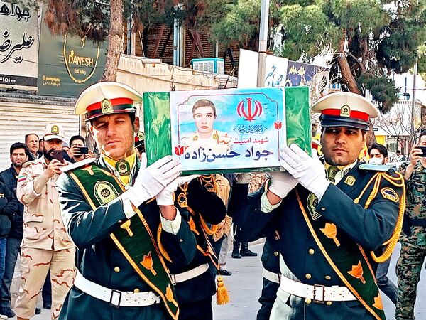 تشییع با شکوه شهید جوادحسن زاده شهید مرزبانی فراجا