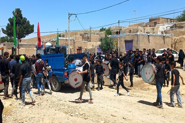 مراسم سوگواری سالار شهیدان حضرت اباعبدالله الحسین (ع) در روستای گزکوه 