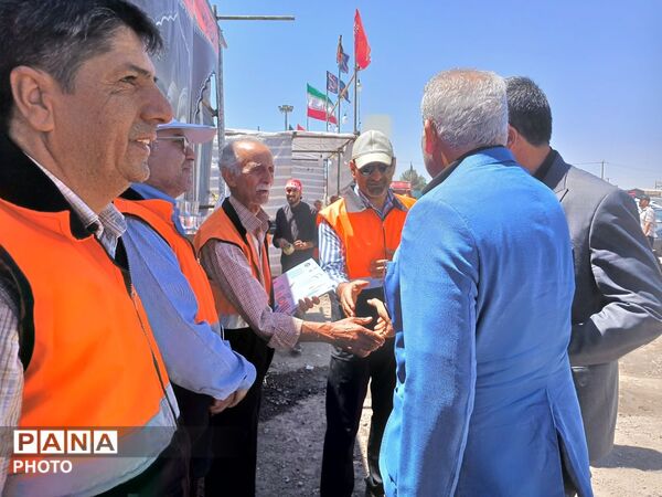 بازدید میدانی رئیس سازمان راهداری و حمل‌ونقل جاده‌ای کشور از تمهیدات حمل‌ونقلی جاده‌ای مشهد
