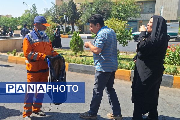 مراسم راهپیمایی جاماندگان اربعین حسینی در شیراز