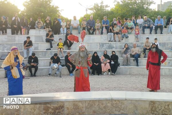اجرای تعزیه به مناسبت دهه دوم محرم در بهارستان دو
