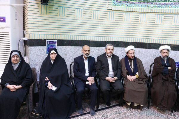 مراسم اعتکاف در مسجد ابوذر منطقه ۱۴ تهران 