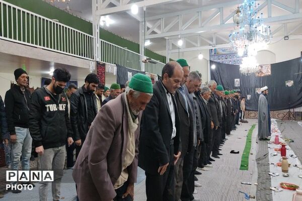 ضیافت افطاری در شب بیست و سوم ماه مبارک رمضان مسجد جامع شهر بار 