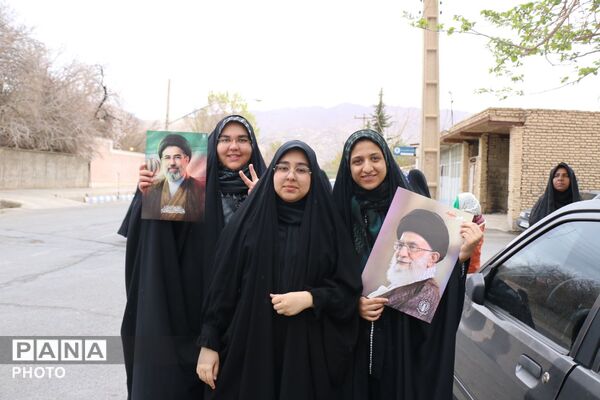 راهپیمایی روز قدس در شهر گلباف