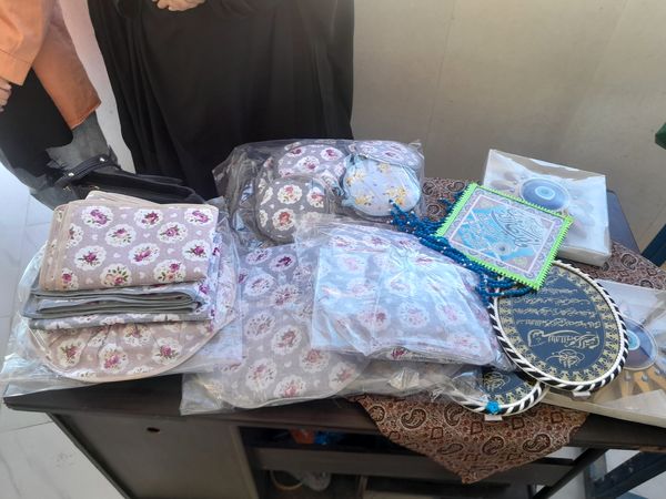 بازارچه نوروزی در شهرستان زاوه