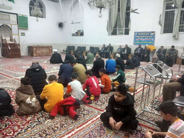 مراسم پرفیض نماز جماعت و دعای کمیل در روستای مهدی آباد خلیل آباد 