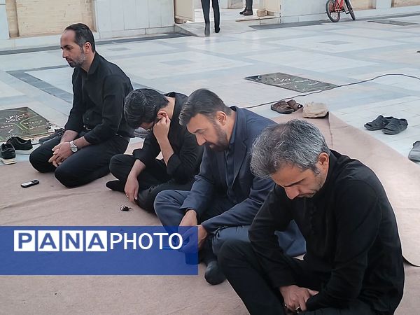 عزاداری روز دوم محرم در گلزار شهدای درق 