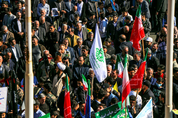 مراسم راهپیمایی ۱۳ آبان در ارومیه