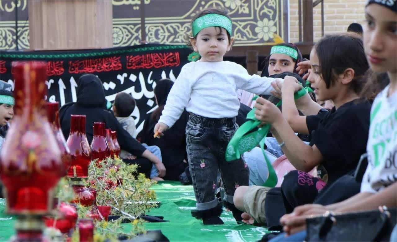سفره جهانی حضرت رقیه (س) در حرم مطهر قیدار نبی (ع) گسترده شد