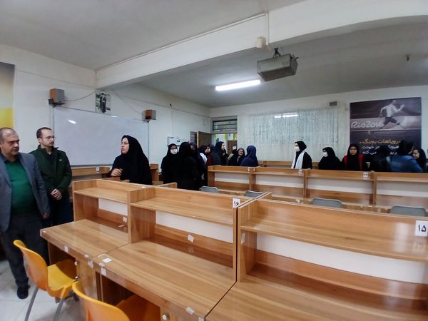 افتتاحیه سالن مطالعه شهید سردار سلیمانی در دبیرستان آزرم ناحیه یک مشهد