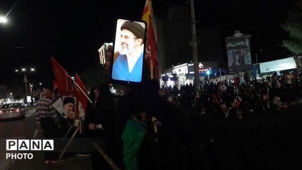 لبیک یا وطن در بلوار فضل نیشابور 