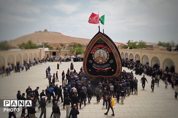 آیین سنتی نخل برداری در بنادکوک دیزه به مناسبت شهادت امام رضا (ع)