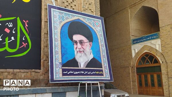 عزاداری مردم نیشابور برای شهادت رهبر عزیز انقلاب اسلامی 