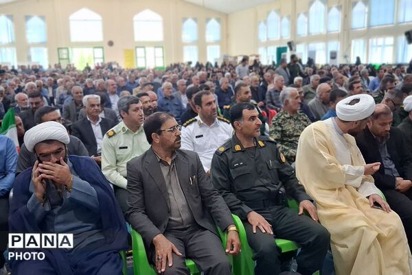  آیین تکریم و معارفه فرمانده ناحیه مقاومت بسیج شهرستان باشت
