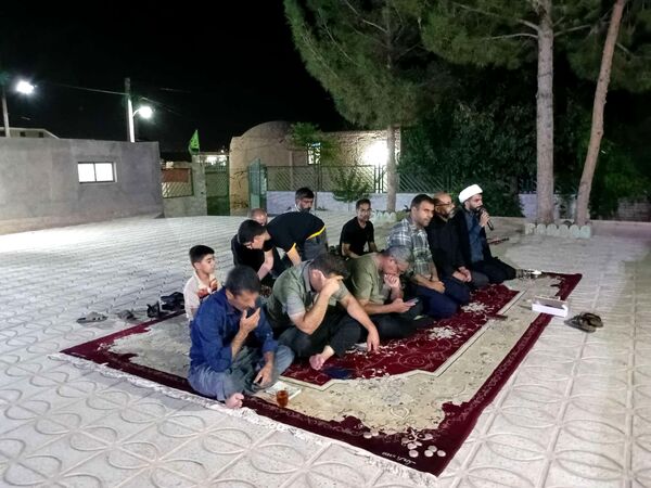 مراسم سوگواری شب اربعین در خلیل آباد