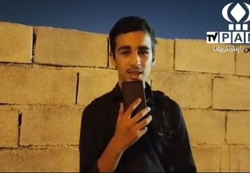 حضور رئیس اداره اوقاف در مراسم عزاداری روستای قوچ پلنگ