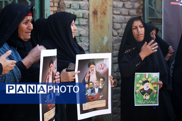 مراسم بزرگداشت شهادت سید‌الشهدا خدمت و شهدا همراه در خرم‌آباد