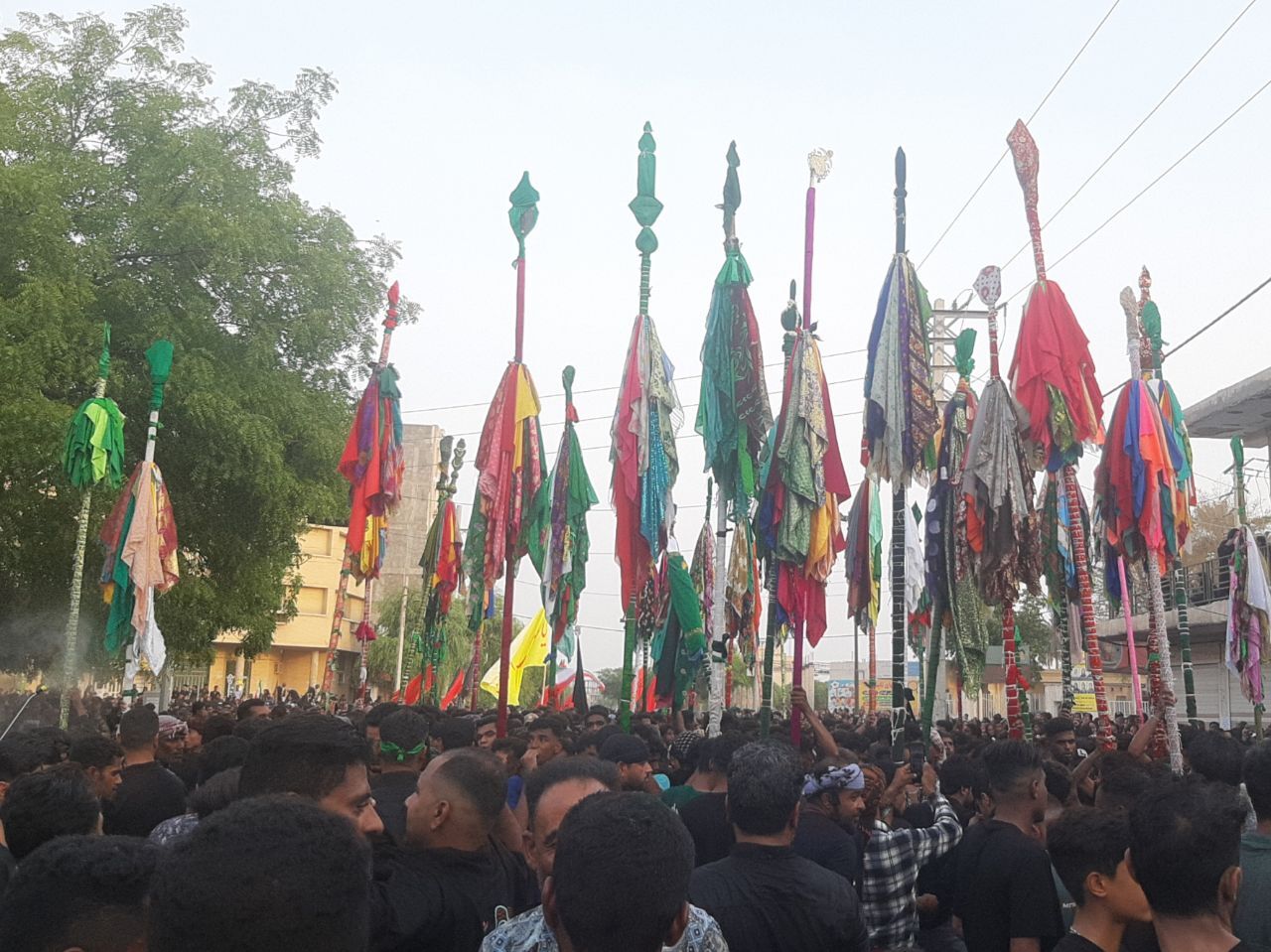 آیین سنتی علم‌گردانی در شهرستان میناب 