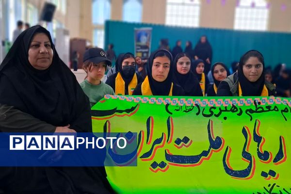 راهپیمایی یوم الله ۲۲ بهمن در شهرستان باشت با حضور گرم مردم