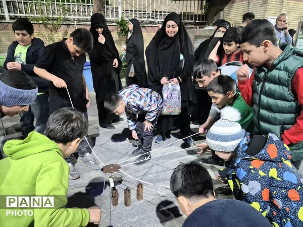 برپایی غرفه فرهنگی سازمان دانش‌آموزی در میدان المپیک