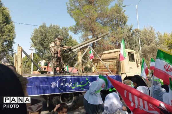 حضور مردم زرقان در رزمایش جان‌فدایان ایران
