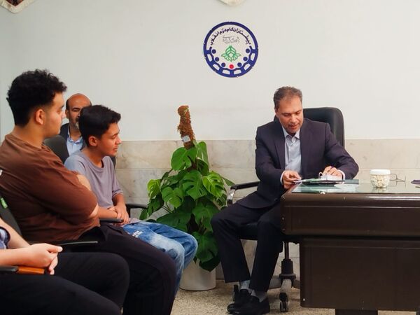 دیدار روسای انجمن اسلامی مدارس شهرستان کاشمر با معاون پرورشی و تربیت بدنی کاشمر