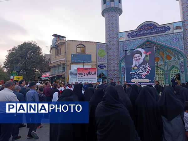 تجمع باشکوه مردم آشخانه در محکومیت اسرائیل و ترور شهید سیدحسن نصرالله 