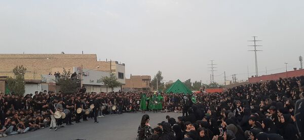 برگزاری مراسم تعزیه‌خوانی در منطقه نیروگاه قم