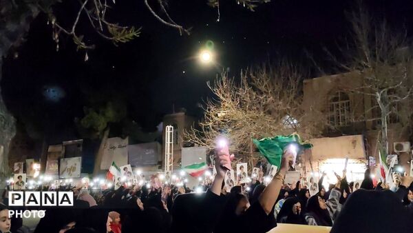 برگزاری سومین روز عزاداری رهبر شهید در نیشابور 