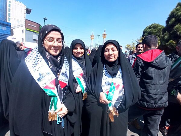 حضور پرشور مشهدی‌ها در راهپیمایی روز قدس؛ فریاد حمایت از فلسطین