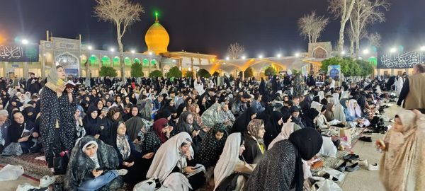 مراسم احیای شب بیست و سوم ماه رمضان در حرم مطهر حضرت احمد بن موسی(ع)