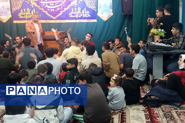 مراسم شب نیمه شعبان در پایگاه حر قرچک