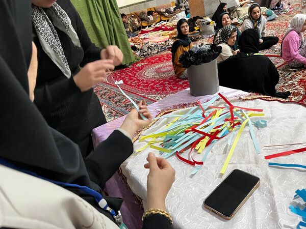 آخرین لحظات معنوی روز اعتکاف در مسجد امام حسین(ع)