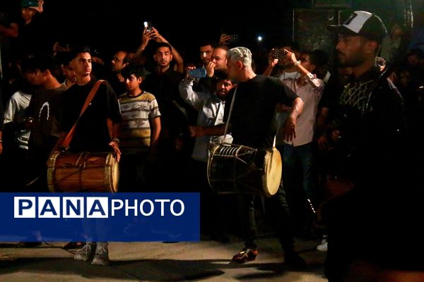 تجمع مردم بندرعباس برای جانباختگان بندر شهید رجایی