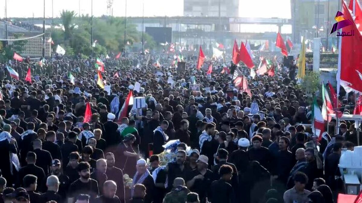 مراسم تشییع پیکر رهبر شهید امت در نجف اشرف آغاز شد