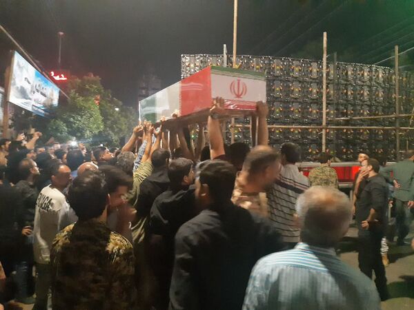 وداع پرشور با شهید ذاکریان در بابل
