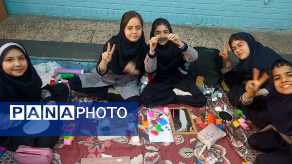 ماها منظر‌ه‌ای زیبا از هنرمندی دانش‌آموزان مدرسه ساره