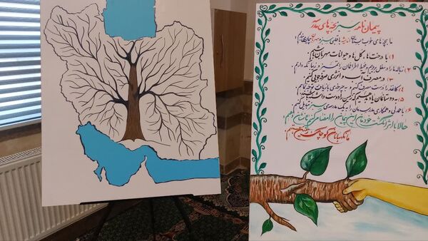 رویداد «زیست بان» با محوریت آموزش محیط زیست در دبستان دخترانه اندیشه