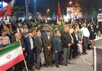مردم کوهدشت در هفتاد و ششمین تجمعات شبانه 