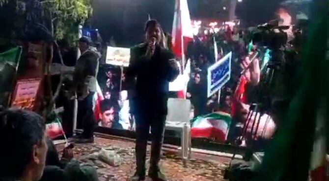 رجز خوانی شیربچه های مشهدی