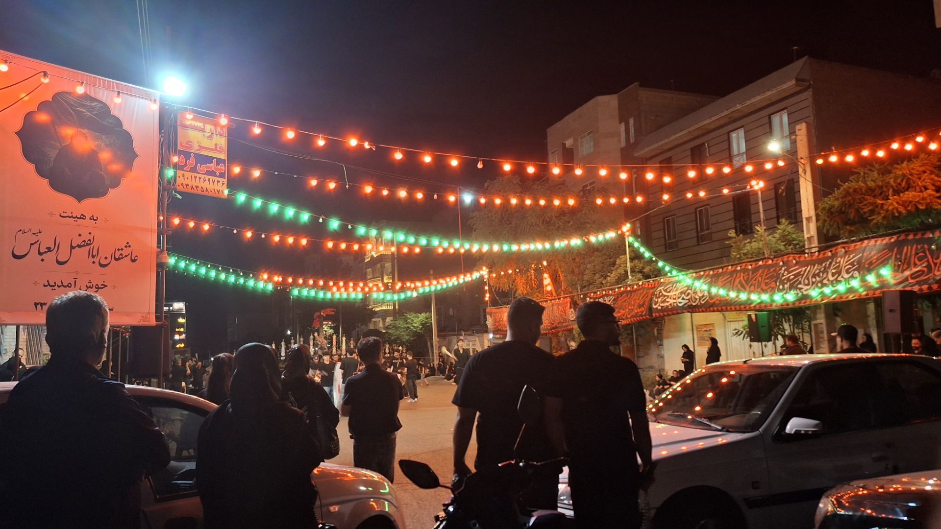  آیین عزاداری شب عاشورا در شهرستان نظرآباد