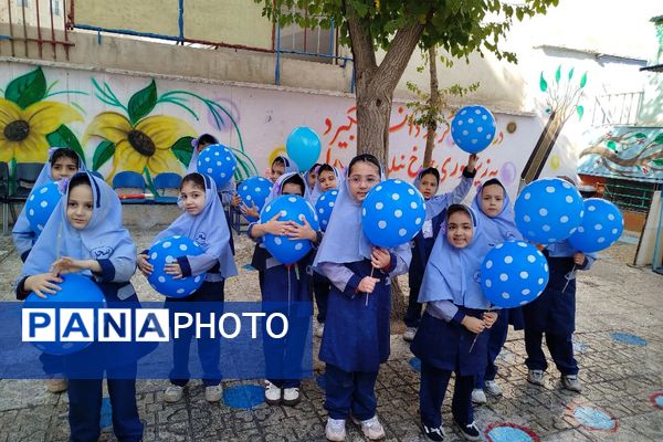 جشن آب در مدرسه سحر 