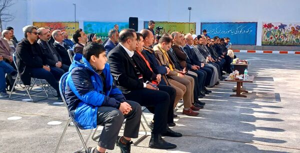 آیین افتتاح مدرسه ۱۲ کلاسه خیری, مشارکتی زنده یاد حاج فضل الله حریریان در محمد شهر کرج