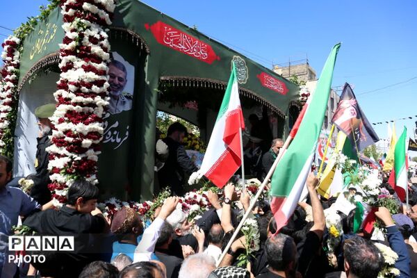 مراسم تشییع امیر سپهبد شهید سید عبدالرحیم موسوی در قم