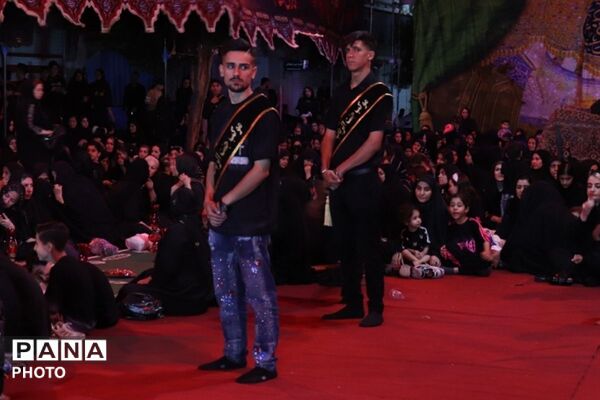 مراسم عزاداری شب سوم محرم در شهرک شیرودی اسلامشهر