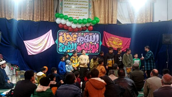 مراسم ولادت امام زمان (عج) در مسجد نینوای نیشابور 